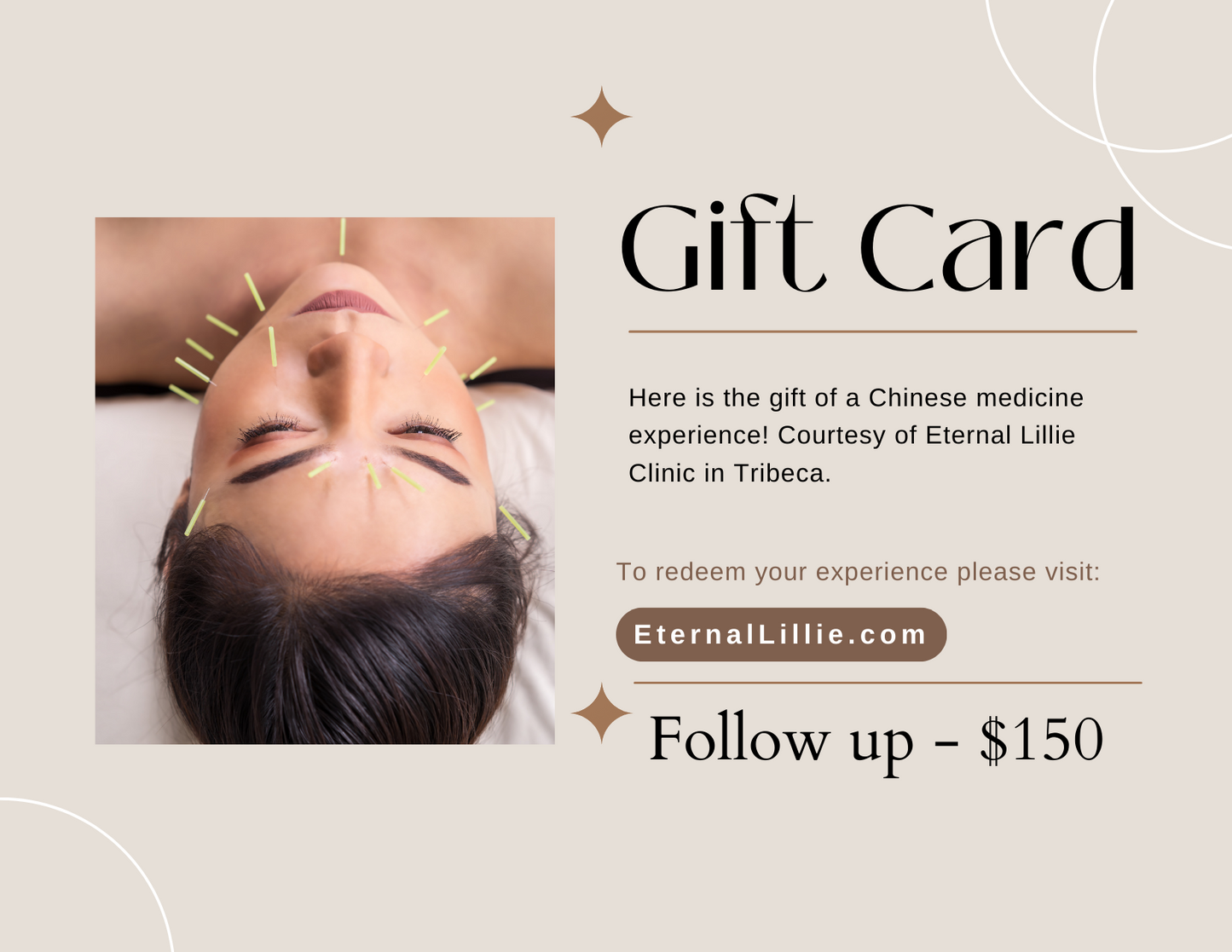 Acupuncture Gift Card