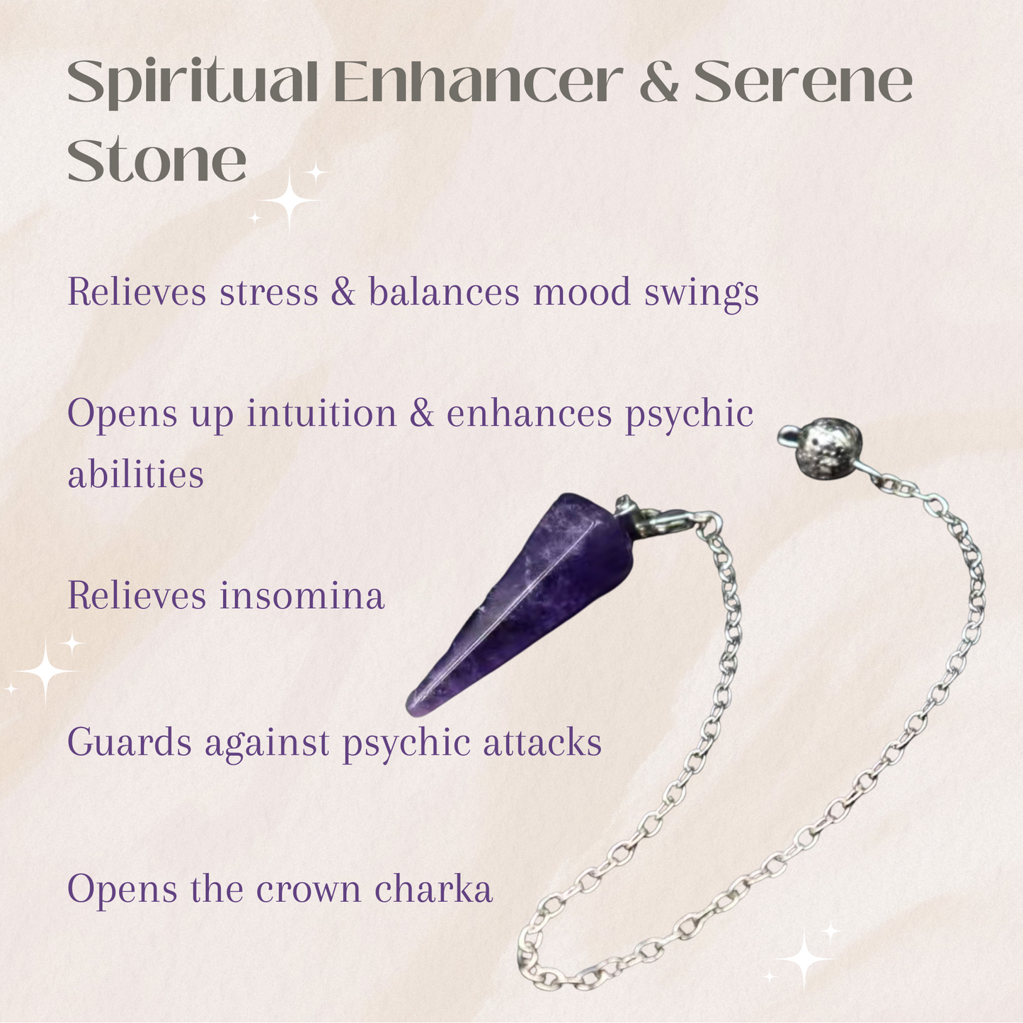 Amethyst Pendulum