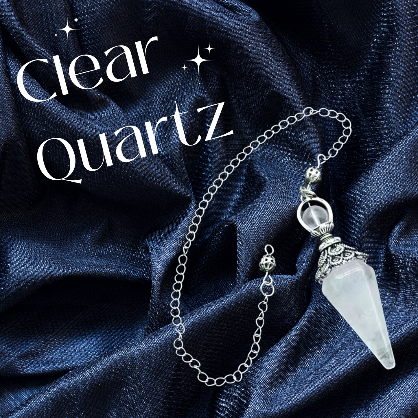 Clear Quartz Pendulum