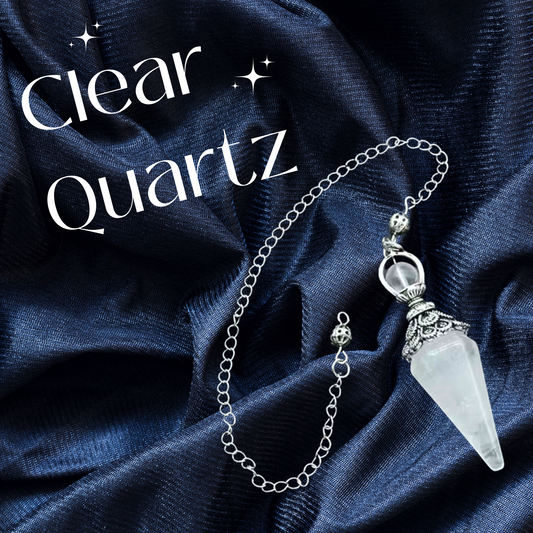 Clear Quartz Pendulum